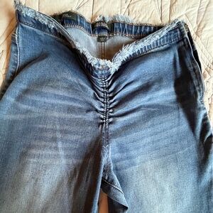 Women's low rise flare Blue Jeans